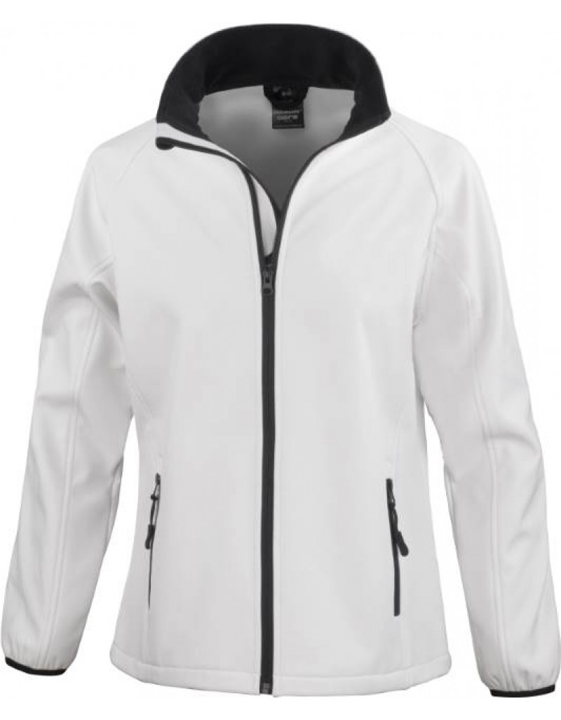 Jachetă softshell cu 2 straturi pentru femei, imprimabilă